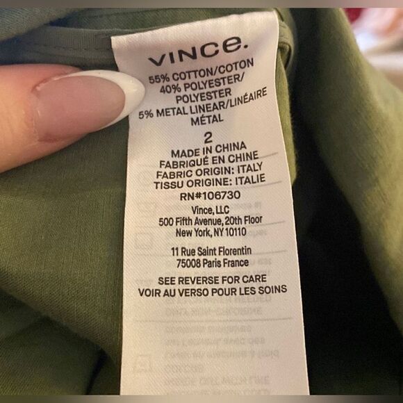 Vince NWT Twist Front Skirt in Dark Pistachio
Size 2 MSRP $395 - Picture 10 of 13